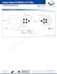 AFS14A26-915.00-T3 Datasheet Page 2