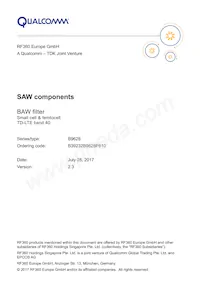 B39232B9628P810 Datasheet Copertura