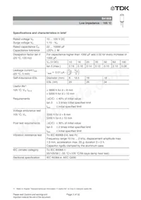 B41858D7158M000 Datasheet Pagina 4