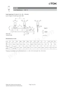 B41858D7158M000 Datasheet Pagina 19