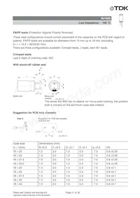 B41858D7158M000 Datasheet Pagina 22