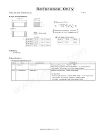 BLM18EG101TZ1D Datasheet Pagina 3