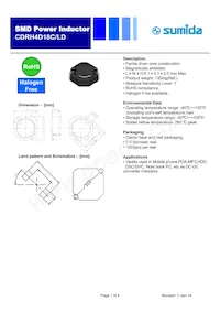 CDRH4D18CLDNP-6R3PC數據表 封面