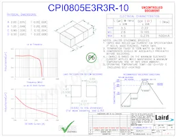 CPI0805E3R3R-10 Datasheet Cover