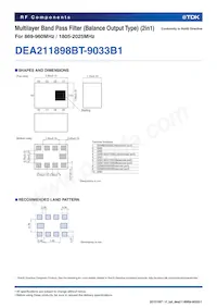 DEA211898BT-9033B1 Datasheet Pagina 2