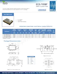 ECS-75SMF45A30B Datasheet Cover