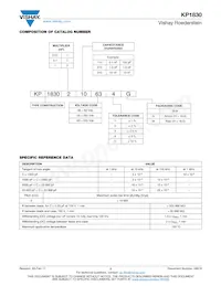 KP1830322061 Datasheet Pagina 2