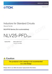 NLV25T-R82J-PFD Datasheet Copertura