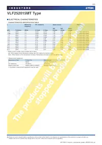 VLF252015MT-220M Datasheet Page 6