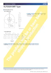 VLF252015MT-220M Datasheet Pagina 9