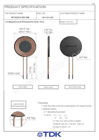 WT252512-8F2-SM Datasheet Page 3