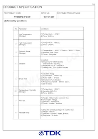 WT252512-8F2-SM Datasheet Page 5