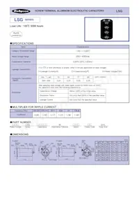 450LSG10000MEFC90X221 Datasheet Cover