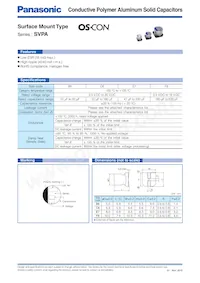 4SVPA680M Datasheet Copertura