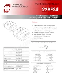 229E24 Datasheet Cover