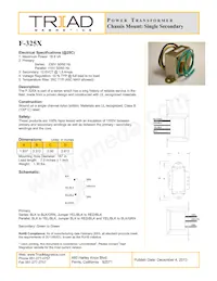 F-325X Datasheet Copertura