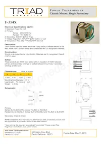 F-354X Datasheet Cover