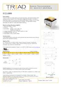 F12-1000 Datasheet Cover