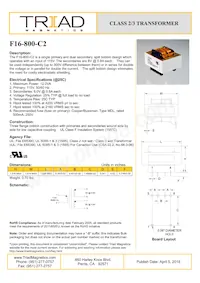 F16-800-C2數據表 封面