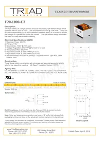 F20-1000-C2 Datasheet Cover