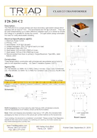 F28-200-C2 Datasheet Cover