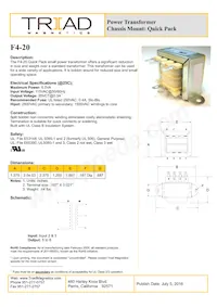 F4-20 Datenblatt Cover