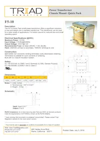 F5-10 Datasheet Cover