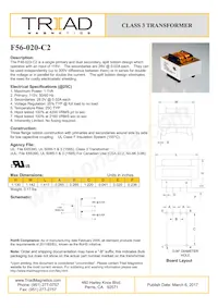 F56-020-C2 Datasheet Copertura