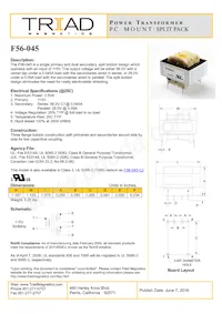 F56-045 Datasheet Cover