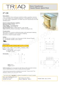 F7-28 Datasheet Cover