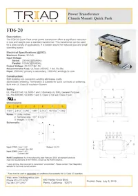 FD6-20 Datenblatt Cover