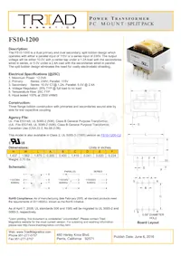 FS10-1200 Datasheet Cover