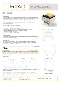 FS12-090-B Datasheet Cover