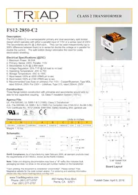 FS12-2850-C2 Datasheet Cover