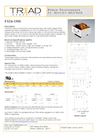 FS24-1500 Datasheet Cover