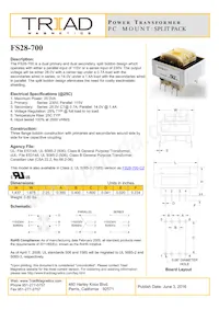 FS28-700 Datasheet Cover