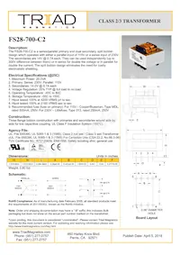 FS28-700-C2 Datasheet Copertura