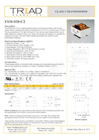 FS36-030-C2 Datasheet Cover