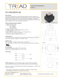 TCT40-05E07AE Datasheet Cover