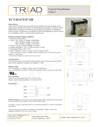 TCT40-07E07AB數據表 封面