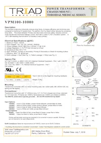 VPM100-10000 Datasheet Cover