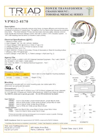 VPM12-4170 Datasheet Cover