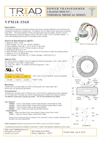 VPM18-5560 Datasheet Cover