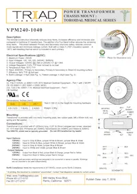 VPM240-1040 Datasheet Copertura