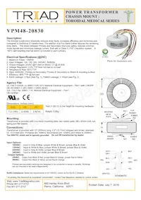 VPM48-20830 Datenblatt Cover