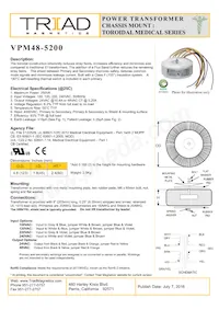 VPM48-5200 Datasheet Cover