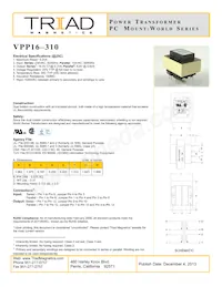 VPP16-310 Datasheet Cover
