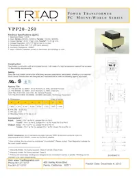 VPP20-250 Datasheet Copertura