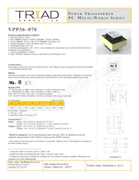 VPP36-070 Datasheet Cover