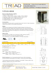 VPS10-8000 Datasheet Cover
